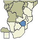 Map of Zimbabwe